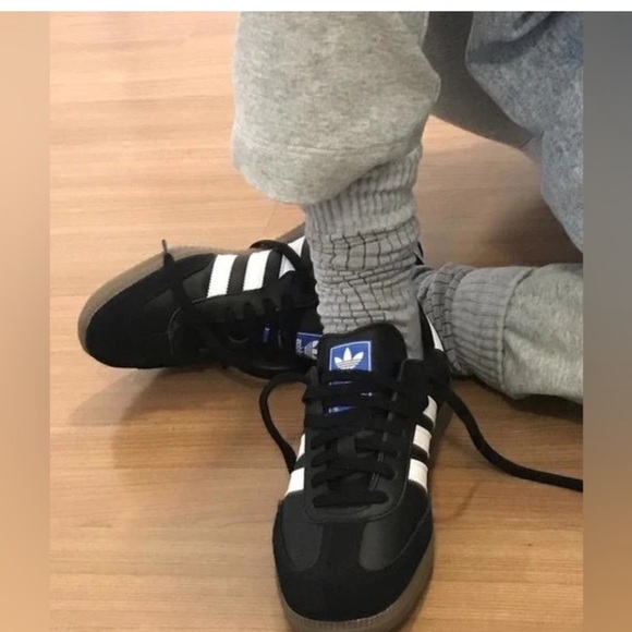 adidas Black and White Sneakers - Picture 1 of 9